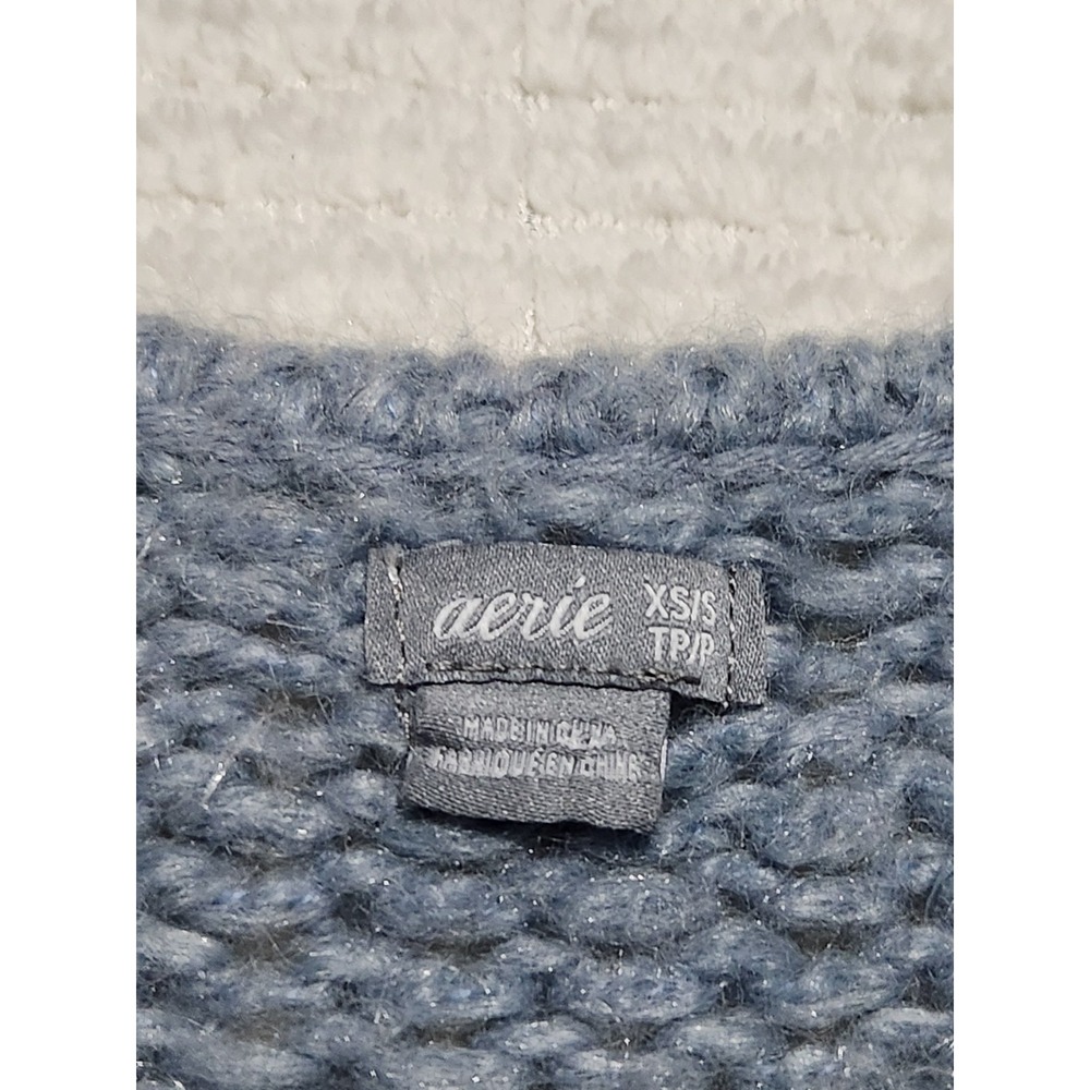 Aerie Oversized Multicolor Chunky Knit‎ Front Cardigan Women's Extra Small/Small - Picture 5 of 5